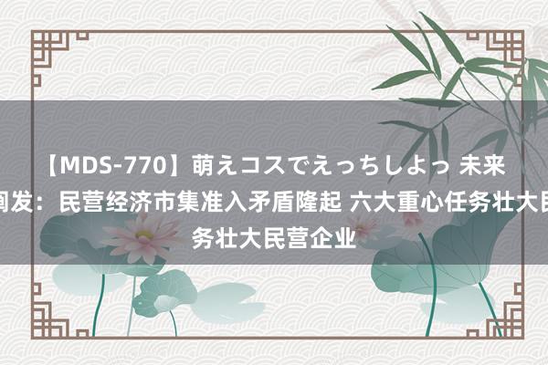 【MDS-770】萌えコスでえっちしよっ 未来 国务院阐发：民营经济市集准入矛盾隆起 六大重心任务壮大民营企业